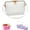 Frosted Clear, variant on Waterproof Silicone Tote Bag,Foldable Waterproof Beach Bag,for Pool, Gym & Travel, Easy Clean Tote