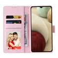 thumbnail image 5 of Mantto for Samsung Galaxy A12 Flower Pattern Leather Wallet Case with Magnetic Clasp Stand and Bank Card Slots Wrist Strap Protective Flip Phone Cover for Samsung Galaxy A12, B, 5 of 8