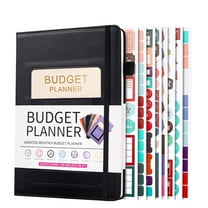 Gnwei Monthly Budget Book with Expense Tracker Notebook, Undated 12 Month Bill Organizer & Finance Planner to Manage Your Money, A5(5.8" x 8.5") Account Book with Colorful Tab