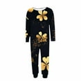thumbnail image 5 of St. Patrick Plus Size Pajama Set for Women 2 Piece, Crewneck Long Sleeve Shirts with Pants Lucky Shamlock Clover Print Sleepwear Lightweight Holiday Pjs Fashion Trendy Lounge Set Black XXXXL, 5 of 6