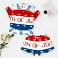 thumbnail image 4 of 4th of July Pajama Set for Women 2 Piece Sleepwear Loungewear Short Sleeve, 4 of 7