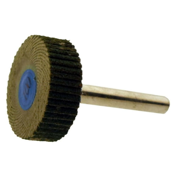 DYNAMIC Flap Disc Sanding Drum with 1/4" Shank | Precision Sanding Performance | Rotary Tool Accessory | 1" Diameter | 10mm Flaps