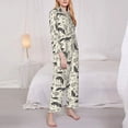 thumbnail image 3 of Sikiie Vintage Moon Fox Pajamas for Women Set, Womens Pajama Sets, Lounge Sets for Women, 2pjs for Women-X-Large, 3 of 7