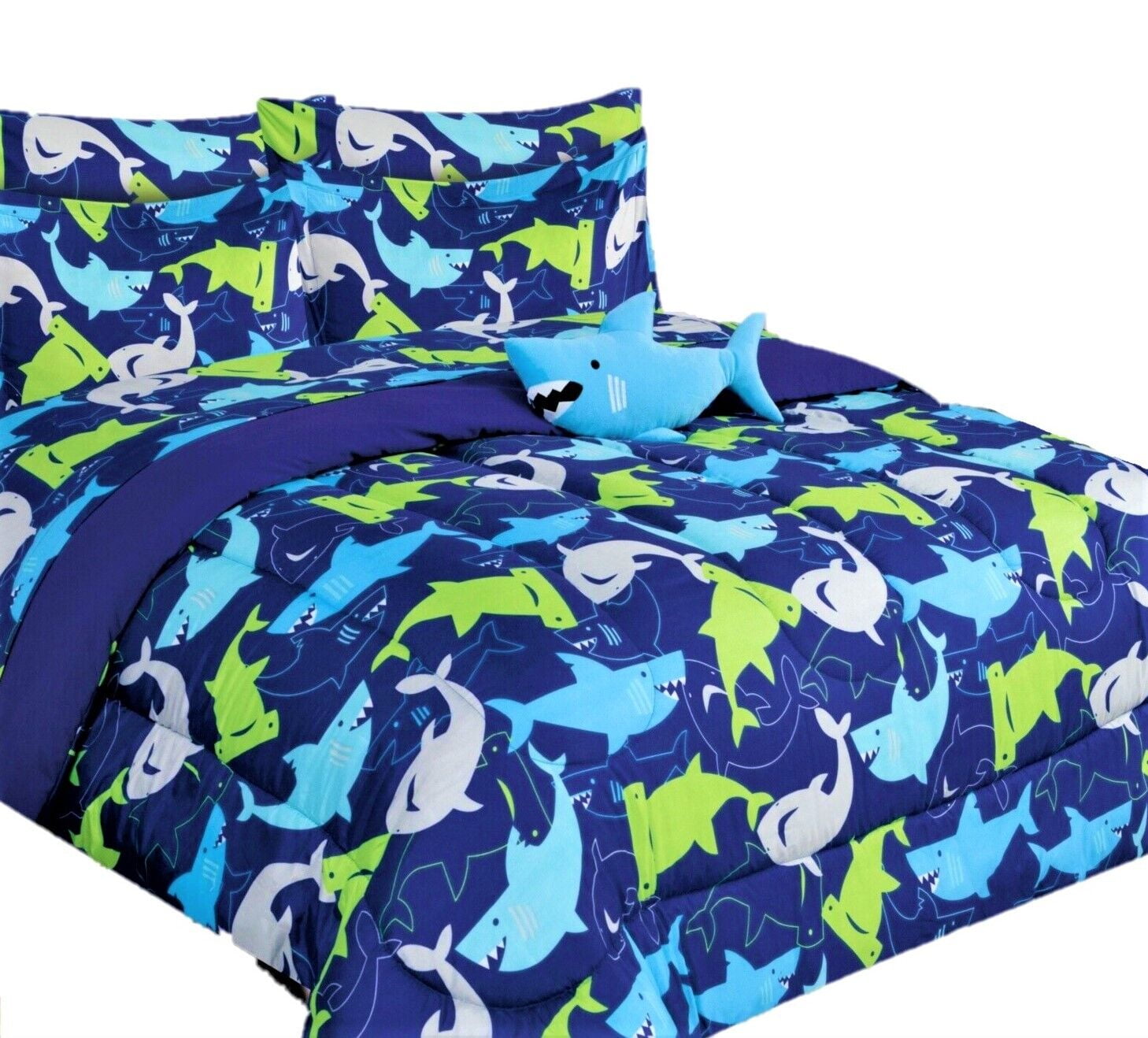 Herding Beddengoedset, katoen, blauw, 135 x 200 cm