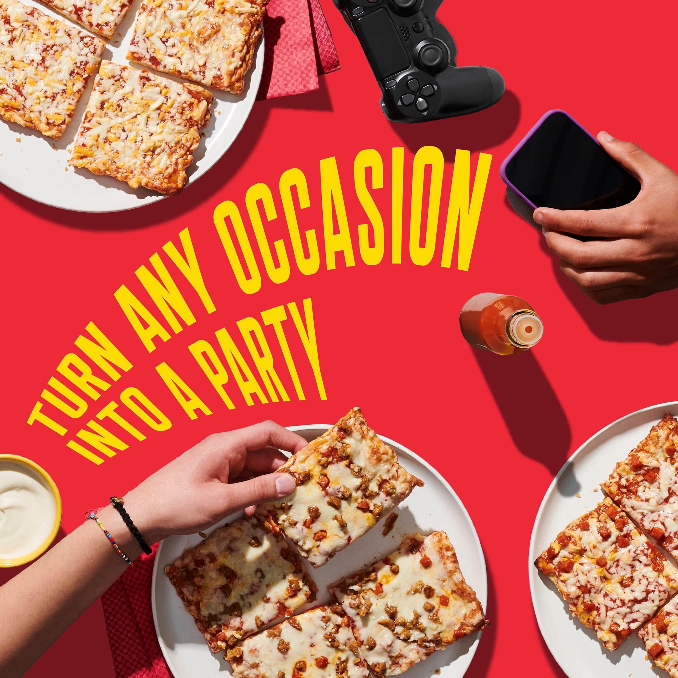 Totino's Party Pizza Pack, Pepperoni, Frozen Pizza, Frozen Snacks, 4 Ct, 40.8 oz