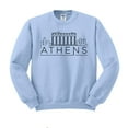 thumbnail image 1 of Skyline Athens Greece Sweatshirt Unisex 3X-Large Light Blue, 1 of 5