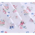 thumbnail image 6 of RUVANTI 100% Cotton Sheets – Twin Size Percale Bedding, Cooling & Breathable Floral Design, Durable with a Crisp, Soft & Comfortable Feel, 16" Deep Pocket, 3-Piece Set, Funa Flora, 6 of 9