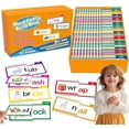 thumbnail image 1 of Lorynel Flip Books, 30 Read and Rhyme Flip Books, Rowgins-Official Reading Cards, ABC Vocabulary Flash Cards, Word Family Read and Rhyme Flip Activity Book (2Sets), 1 of 6