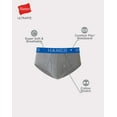 thumbnail image 2 of Hanes Ultimate Men's Stretch Brief 6-Pack Underwear Comfort Flex Assorted Colors, 2 of 7
