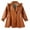 Brown, variant on Lindreshi Winter Coats for Toddler Girls and Boys Children's Fashion Long Dress Faux Leather Long Sleeve Skirt Coat Girl's Versatile Top