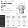 thumbnail image 5 of Logiee Cute Flamingo Print Men's Button Down Shirts Short Sleeve, Summer Beach Shirts,Vacation Wedding Shirts,Men's Casual Button-Down Shirts with Pocket-XX-Large, 5 of 5
