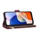 thumbnail image 5 of For Samsung Galaxy A35 5G Case Zipper Leather Wallet Cover with Multiple Card Slots - Wine Red, 5 of 5