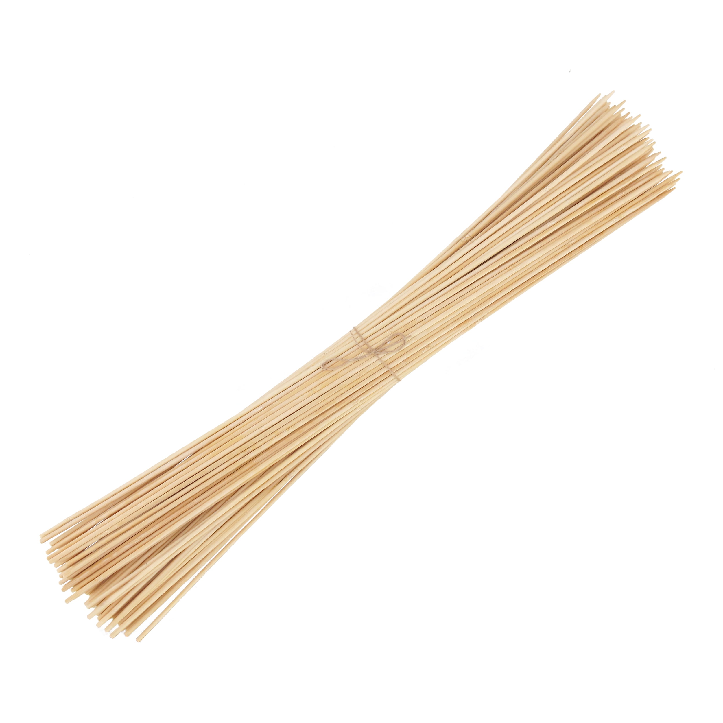 Long 5mm Thick Safe Multipurpose Tornado Twist Potato Bamboo Skewers 100 Pieces Perfect for Camping or Outdoor Party BambooMN Premium 15 Inch 1.25ft Garden Sticks