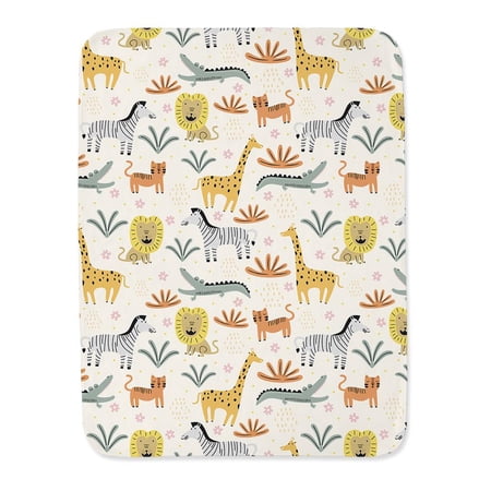 Wild Animals Pattern Blanket -Image by Shutterstock,