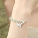 thumbnail image 2 of Pulsera Prehnite Butterfly de plata de ley 925 para mujer, 2 of 2