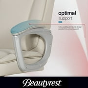 Beautyrest Beyla Ergonomic Manager Office Chair with Padded Armrest for Teens and Adults, Ivory