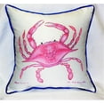 thumbnail image 1 of Pink Crab Art Only Coussin 18"x18 Pouces, 1 of 1
