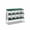-compartment bracketed model, variant on 6 Compartment Chicken Nesting Box - Galvanized Metal Poultry Nest with Perch Secure Lid Vented PT6009B Dark green