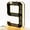 9-Black, variant on Yippzo 9 Inch Solar Lighted House Numbers for Outside, Waterproof LED Illuminated Address Sign, Personalized Digital Lamp