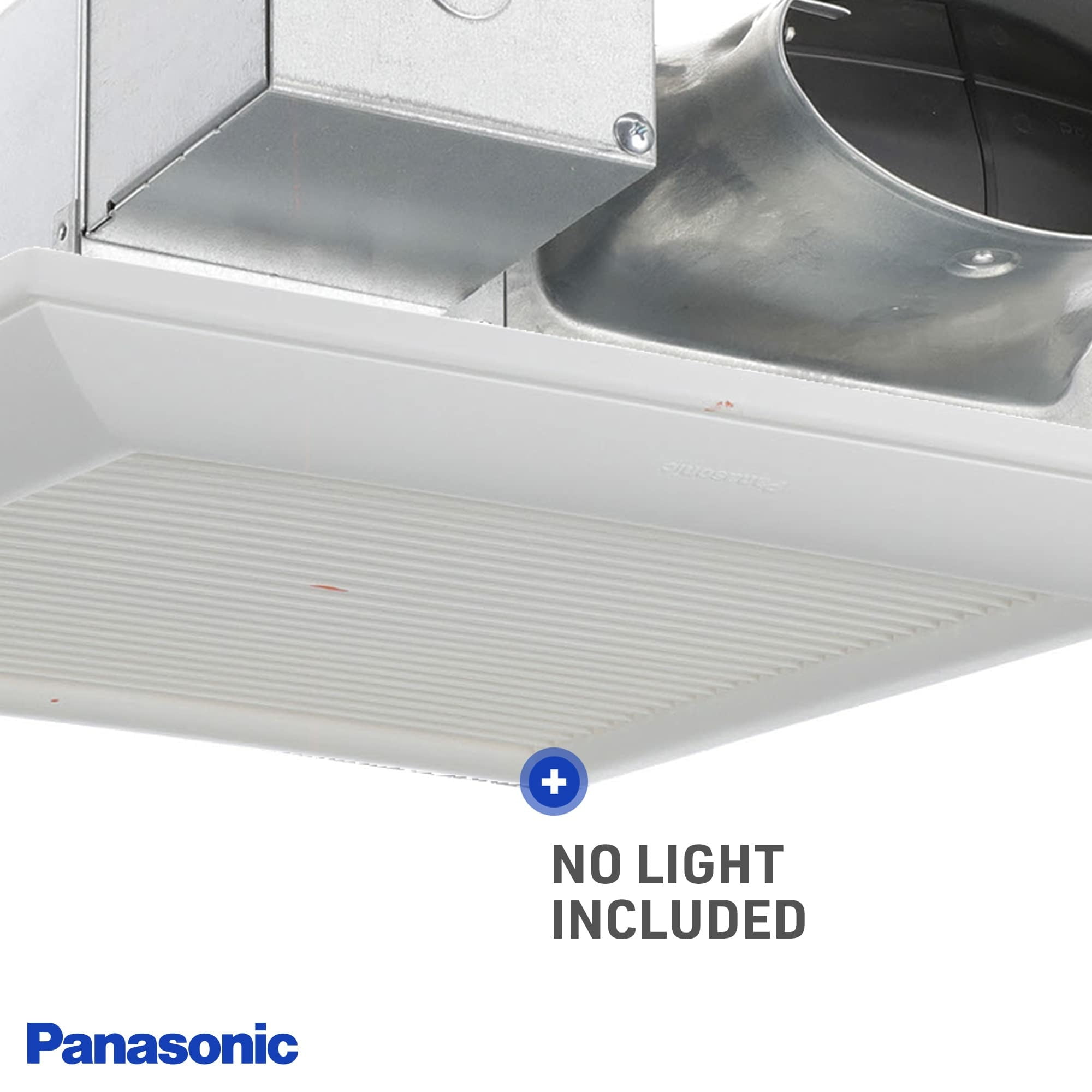 Panasonic WhisperValue Ceiling/Wall Mount Dual Speed Bathroom Exhaust Fan, 30 to 100 CFM, FV-0810VSS1