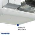 thumbnail image 3 of Panasonic WhisperValue Ceiling/Wall Mount Dual Speed Bathroom Exhaust Fan, 30 to 100 CFM, FV-0810VSS1, 3 of 6