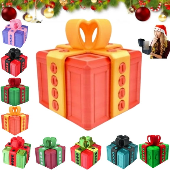 The Prank Box – Hilarious Screw Challenge with Middle Fingeres Surprise, Perfect Gag Gift for All Occasions, Annoying Funny 3D Printed Screw Gifts Boxes Ideal for Birthday, Christmas（J）