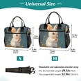 thumbnail image 2 of Medium Cooler Bag Lunch Bag Portable Meal Bag Work Meal Bag Outdoor Meal Bag Travel Meal Bag Picnic Meal Bag Going Out Meal Bag Super Beautiful Rabbit, 2 of 6