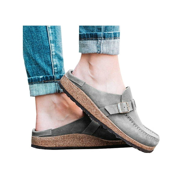 flat mules closed toe
