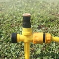 thumbnail image 3 of Inteprter 5 piezas 360 ° aspersor rotación estaca sistemas de riego gran área planta agricultura invernadero boquilla Jardín y Patio Verde, 3 of 6