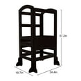 thumbnail image 4 of Open Box LT02B Kids Kitchen Adjustable Height Learning Step Stool Tower, 4 of 7