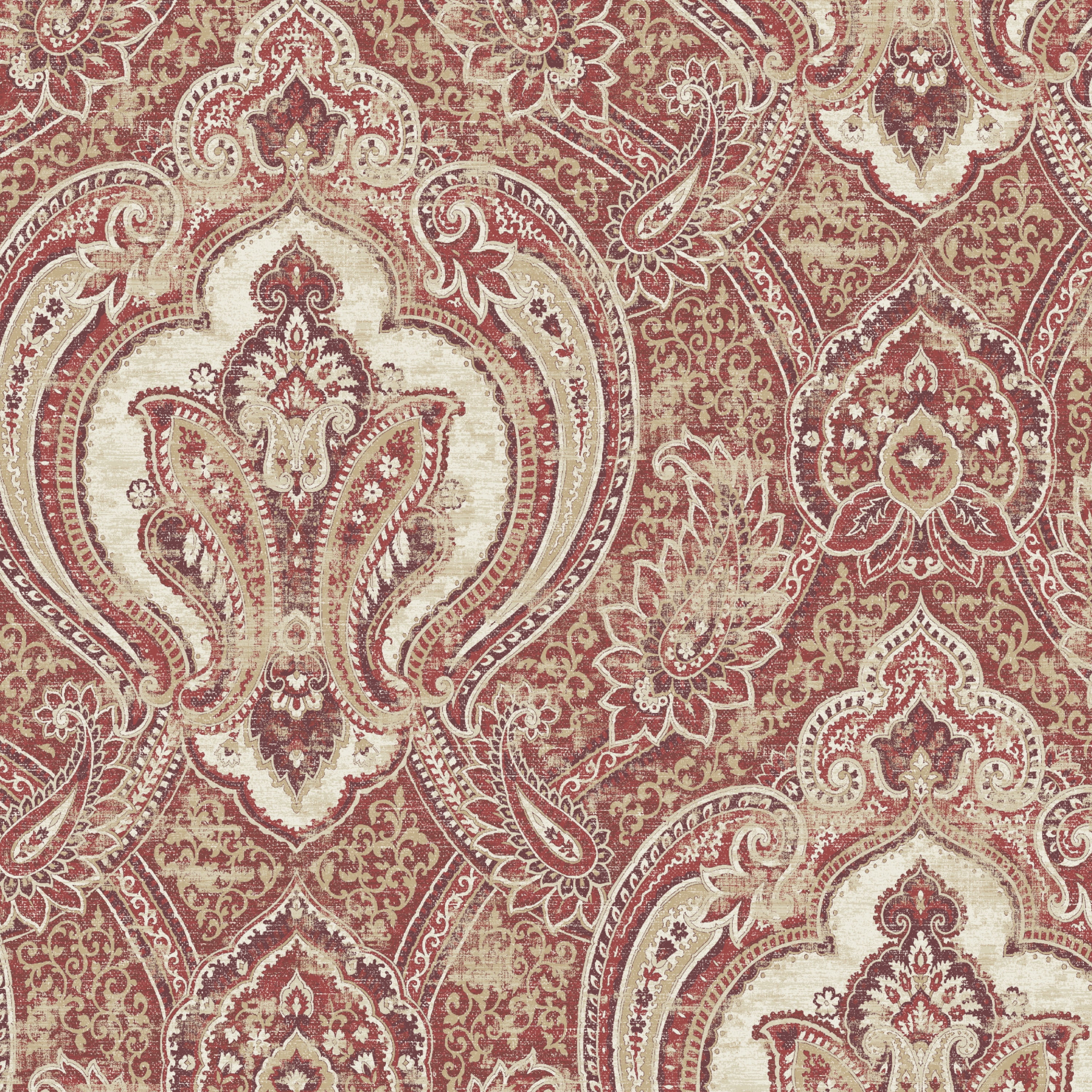 Waverly Inspirations 100 Cotton Duck 45" Width Emperor Red Color