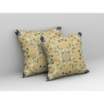 thumbnail image 6 of Amrita Sen Broadcloth Zippered Pillow With OffWhite Purple CAPL289BrCDSZP20x20, 6 of 9