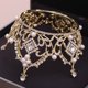 thumbnail image 5 of Tocado de tiara con corona de diamantes de imitación para mujer para boda nupcial JM, 5 of 5