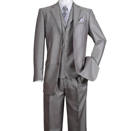 High Fashion Suit with Edged Notch Lapel