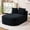 Black, variant on 67.5" Chaise Lounge Chair Indoor, Oversized Sleeper Sofa Bed with Two Pillows, Upholstered Corduroy Boneless Sofa Reading Chairs, No Assembly Required, Green