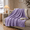 Purple, variant on CalFancy Heated Blanket 50"×72", Oversized Electric Blanket with 6 Heat Levels, 4H Timer, ETL & FCC Certified, Fast Heating, OEKO-TEX Fabric, Gray