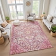thumbnail image 7 of Addison Rugs Mayfield Premium Machine Washable Transitional Aztec Merlot Rectangle Rug, 8' x 10', 7 of 7
