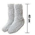 thumbnail image 2 of DQRPSEETB Winter Socks 2023 Women Thick Super Warm for Winter Home Fuzzy Socks Super Soft Comfort of Coral Slipper Socks White Socks Women Ankle,White Crew Socks Yellow, 2 of 4