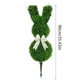 thumbnail image 4 of Sparkling Light Artificial Bunny Topiary Outdoor,Bunny Topiary, Green Artificial Bunny-Shaped Topiary Tree Pot Easter Bunny for Easter Porch Decor Outdoor/Indoor, 4 of 9