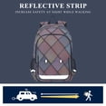 thumbnail image 5 of FORMRS Unisex School Backpack 17" Student Travel Bag with Laptop Compartment, Pink Shimmering Pattern, 5 of 7