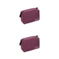 thumbnail image 3 of Bewildely Bolsa de almacenamiento colgante, neceser, Kit impermeable Unisex, accesorios, organizador plegable de maquillaje, suministro para Púrpura 2piezas, 3 of 6