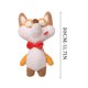thumbnail image 3 of Fox Stuffed Plush Toys, Cute Fox Throw Pillow Fox Animal Plushies, Ideal Christmas Birthday Valentines Soft Stuffed Toy Gifts for Kids and Adults, 3 of 4