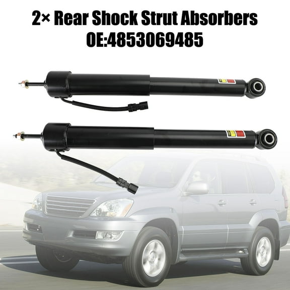 2x Rear Shock Strut Absorbers for Toyota Lexus GX470 4.7L 2003-2009 4853069485