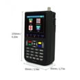 thumbnail image 4 of V9 Finder Digital Satellite Finder LCD Satellite Finder Digital Satellite Signal Finder Meter Satellite Meter Satellite Finder 3.5 Inch LCD Digital Display Satellite Television, 4 of 7