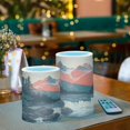 thumbnail image 3 of Yayeee Flameless Candles with Remote Flickering Battery Operated Multi Color Changing, Mountains at Dawn, 3 of 7