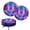 Butterfly Flower, variant on ZUXONGSY Hummingbird Flower Bar Stool Covers Set of 2 Piece 12"-14" Circle Stool Cover Elastic Bar Chair Covers with Elastic Bottom Decorative Cover for Dining Room Size S