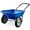 Blue, variant on HYJY Dual-Wheel Home Utility Yard Wheelbarrow Garden Cart w/Built-in Stand for Lawn, Gardening, Construction - Gray