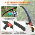 thumbnail image 4 of VEVOR Manual Pole Saw Extendable Tree Pruner 4.9-20 ft Aluminum Alloy Pole, 4 of 9