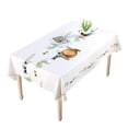 thumbnail image 3 of Mantel impermeable rectangular a prueba de aceite mantel resistente a las manchas para la decoración de la cocina, comedor, 137x137cm AweSitey HA8964-01B, 3 of 7