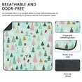 thumbnail image 2 of Holiday Season Puppy Pads 72" x 72", Christmas Print Washable Reusable Dog Mats for Giant Area Accident Protection on Large Surfaces, 2 of 8